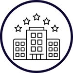 five star hotel icon