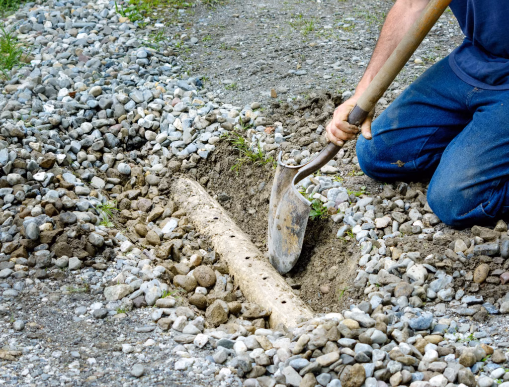 Typical Widths for French Drains