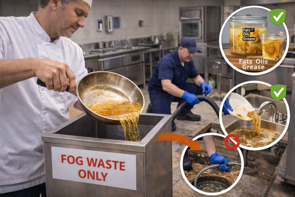 FOG Waste Management Is Critical for Plumbing Clog Prevention