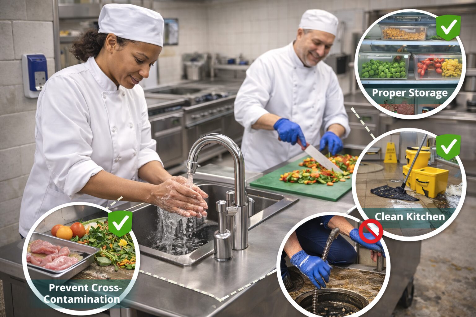 Food Safety and Sanitation Reduce Plumbing and Drainage Issues