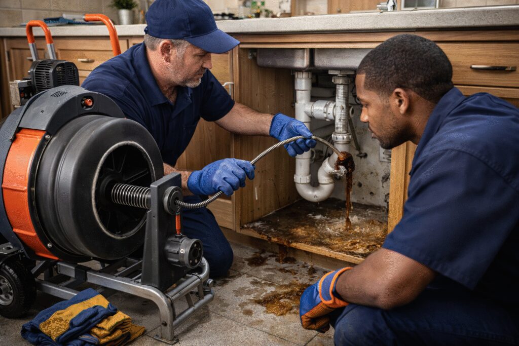 Professional Drain Snaking Service