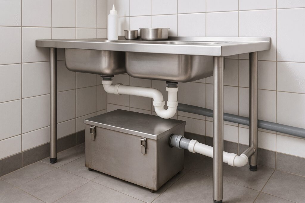 Under Sink Grease Trap for Small Commercial Kitchens