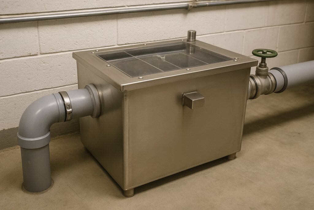 grease interceptor diagram