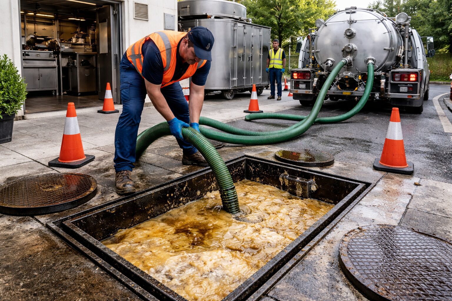 grease trap emptying
