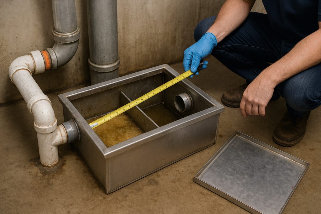 grease trap sizing