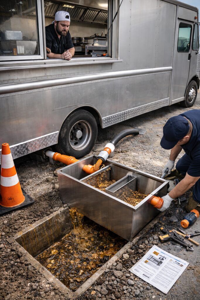 Food Trucks Need a Grease Trap