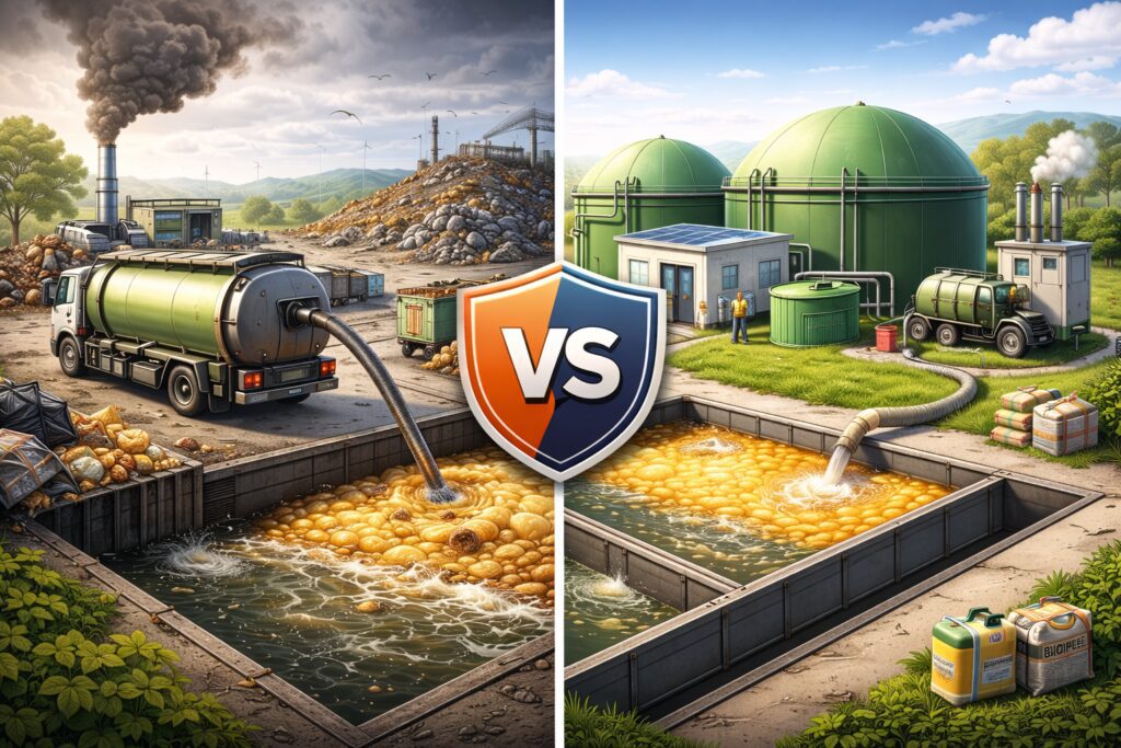Traditional Grease Trap Disposal vs Anaerobic Digestion