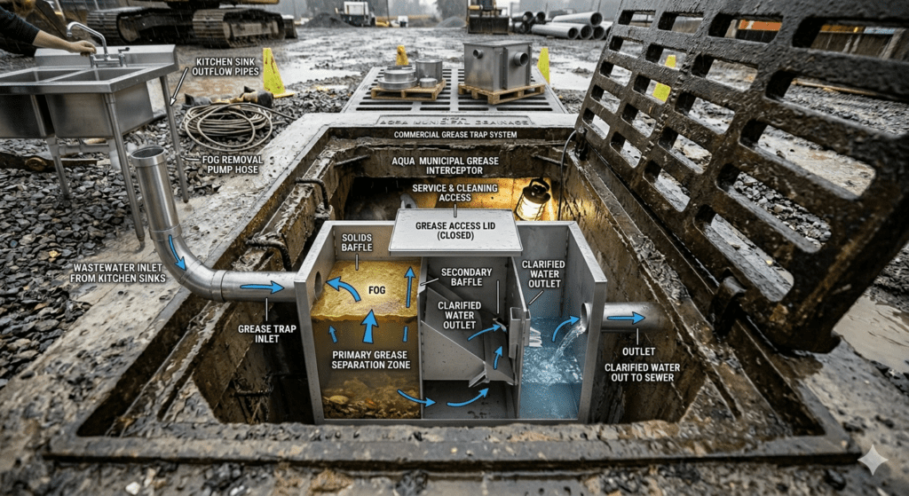 Grease Trap for Commercial Kitchens