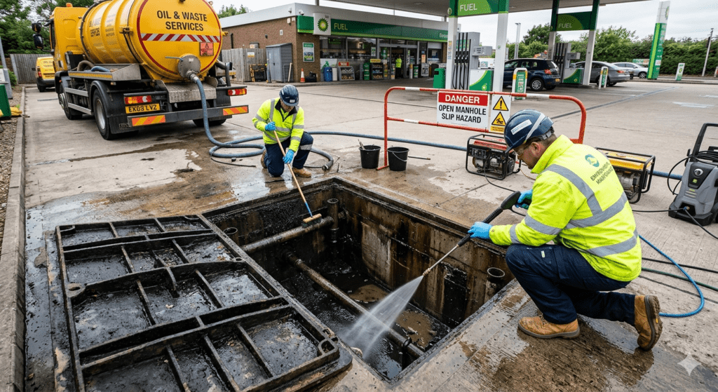 Interceptor Pit Maintenance