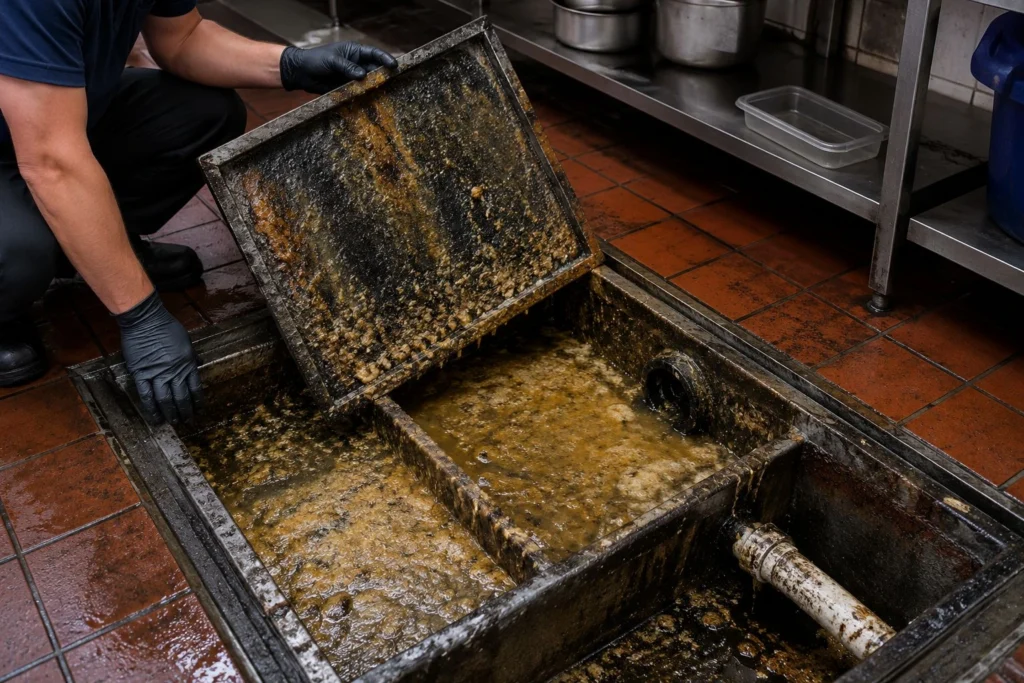 7 Warning Signs Your Commercial Grease Trap Needs Immediate Cleaning