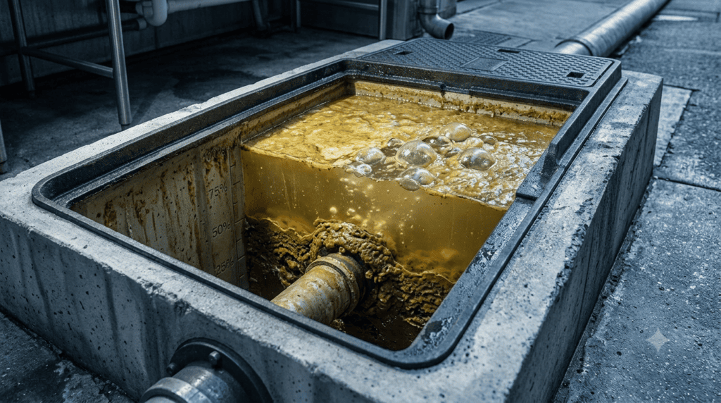 grease interceptor pumping frequency