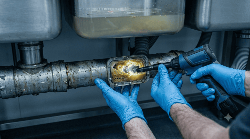 grease trap backups