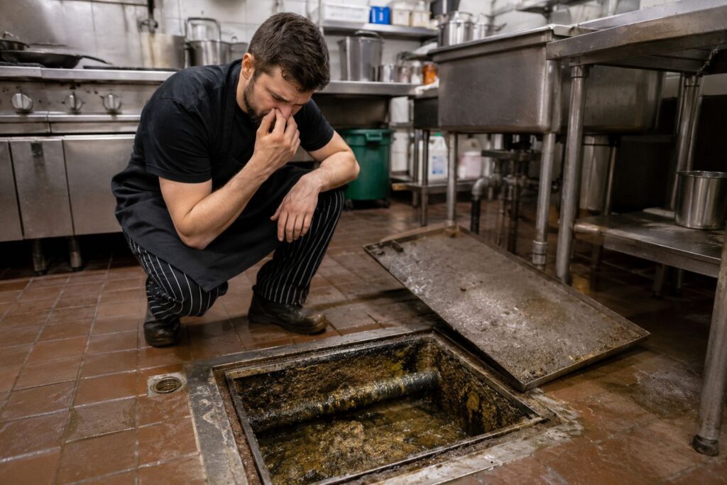 Why Does Your Kitchen Smell? Common Grease Trap Problems Explained