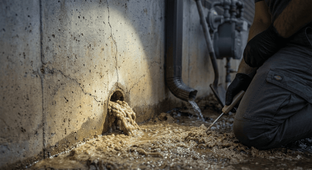 commercial property drainage damage