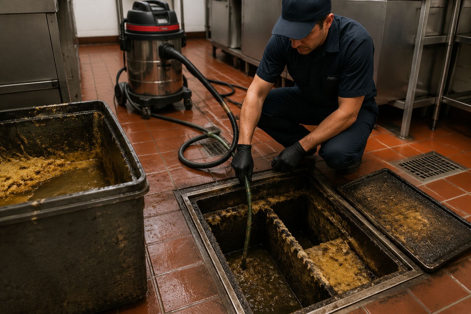 Signs Your Grease Trap Needs Professional Cleaning in Dania