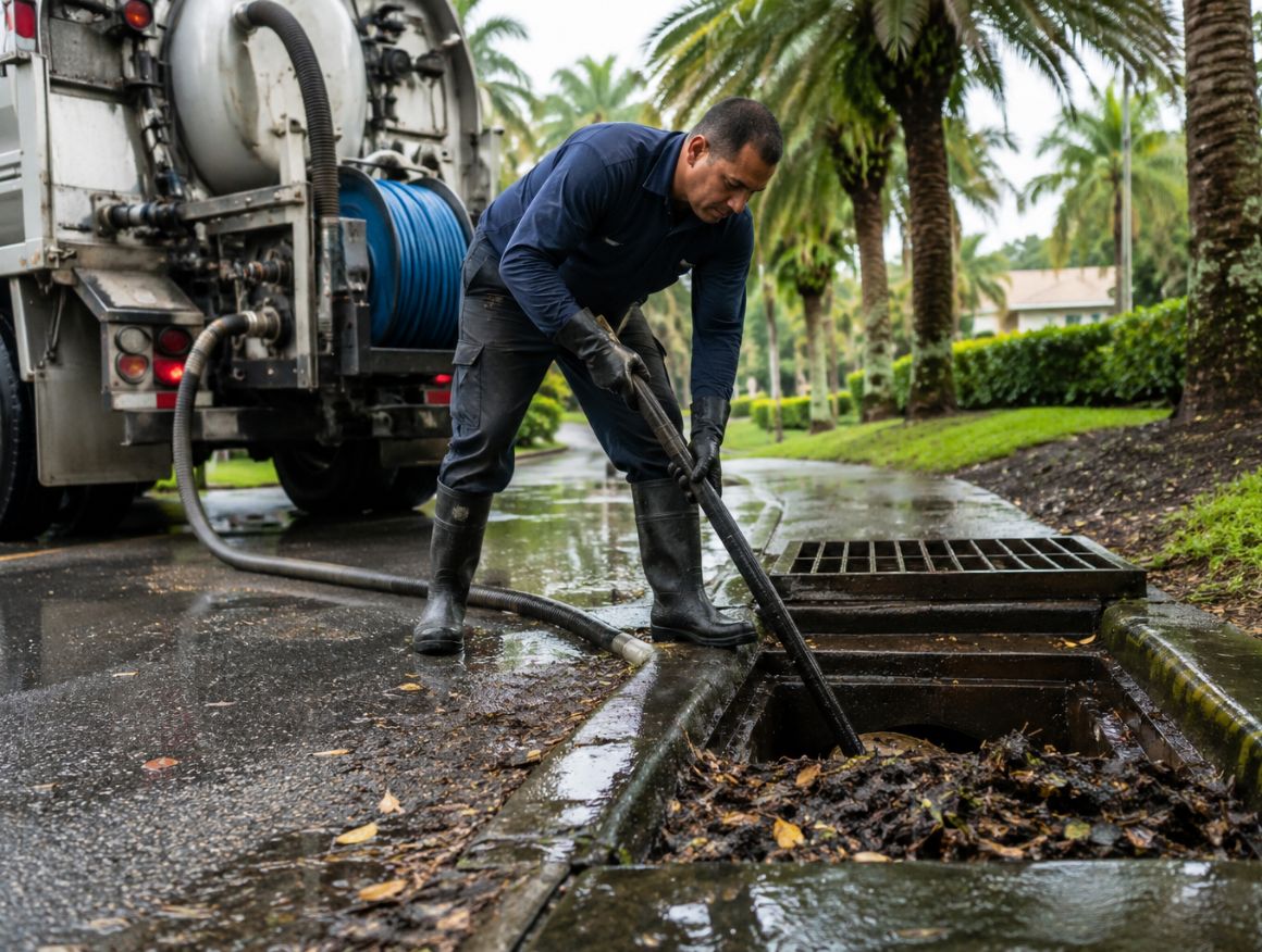 Signs Your Storm Drain Needs Professional Cleaning in Miami Gardens